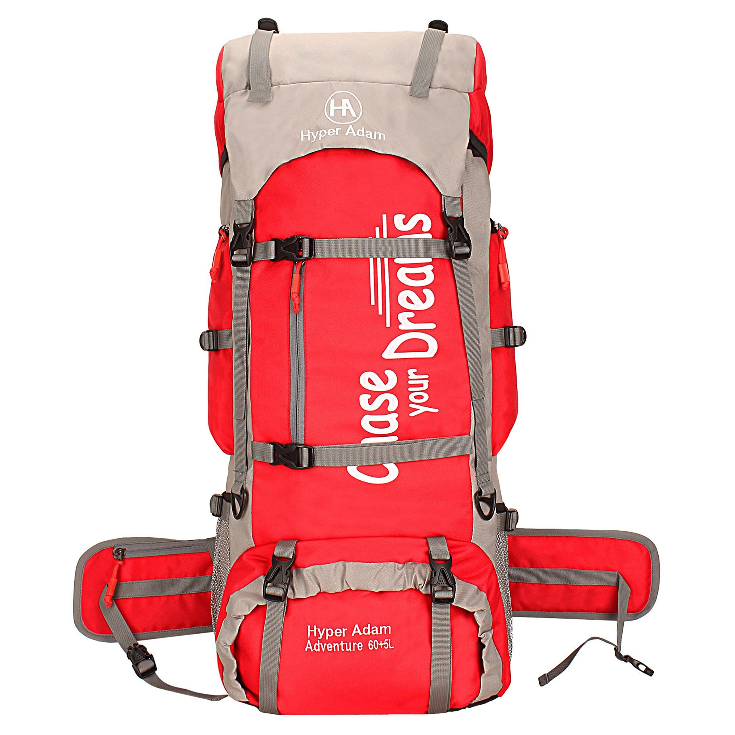 Hyper Adam 65 Ltr Travel Bag, Red Rucksack Bags Travel Backpack For Outdoor Sport Camp, Hiking, Camping Rucksack Trekking Bag (B07PL9J66D) Amazon Price History, Amazon Price Tracker