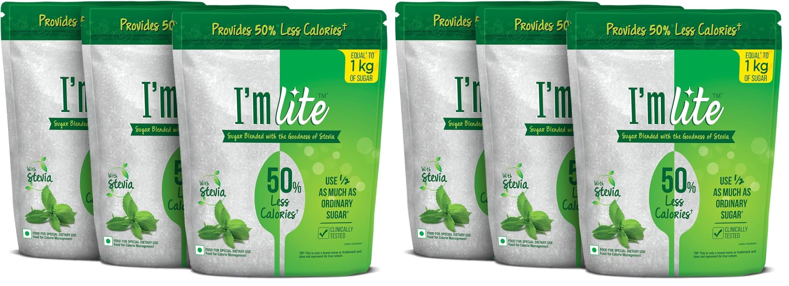 I'm lite 50% less calories sugar pack of 6-500g x 3 pouch-image-21