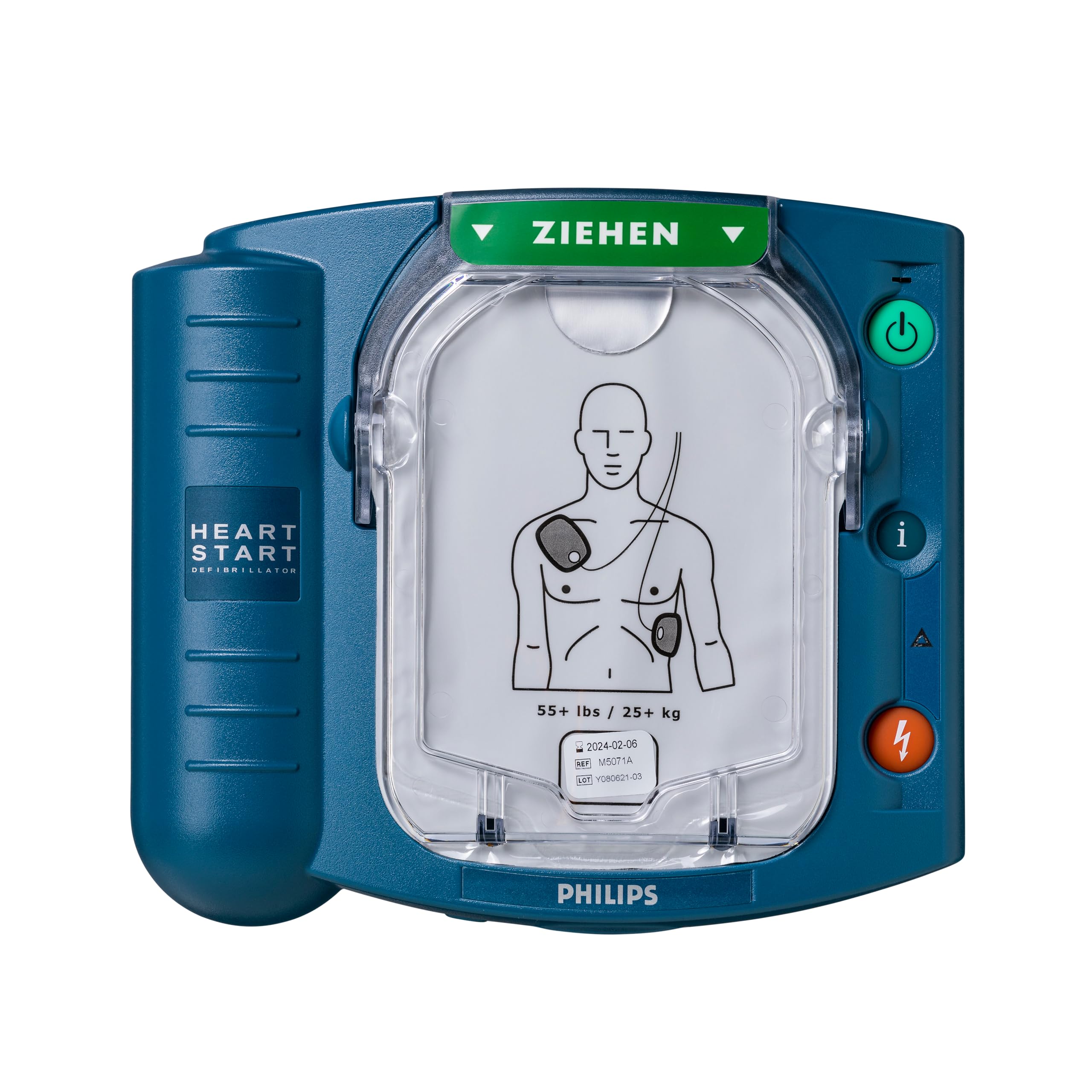 Philips HeartStart HS1 Defibrillator mit schmaler Tasche, M5066A-C02