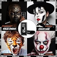 Vista 7 de CCBeauty Eye Black, Sweatproof Eyeblack Stick For Baseball Football Softball Lacrosse, Black Face Paint Sports Grease Stick For Pro Performance