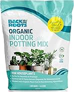 Back to the Roots 100% Organic Indoor Potting Mix (6 Quart), Promotes Healthy Houseplant Growth, Made in The USA