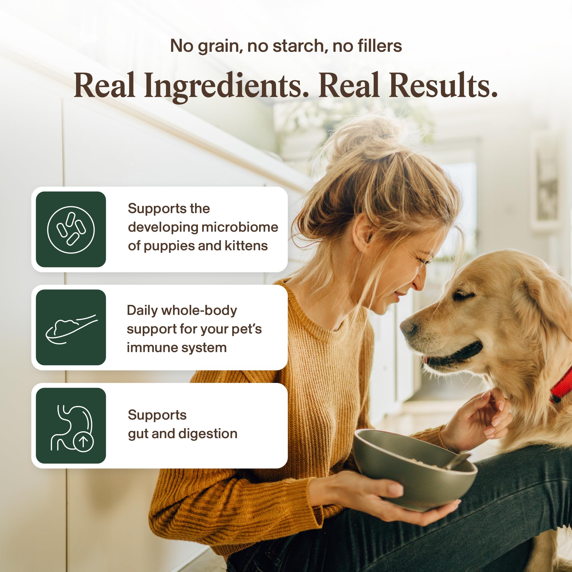 Real Mushrooms Turkey Tail with Qrill for Puppies and Kittens, 75g — Amazon image 3