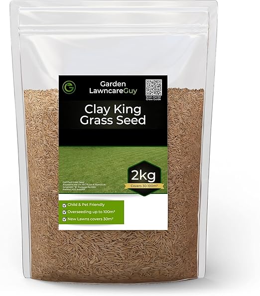 Clay King Grass Seed for Clay Soil Deep Rooting and Fast Growing