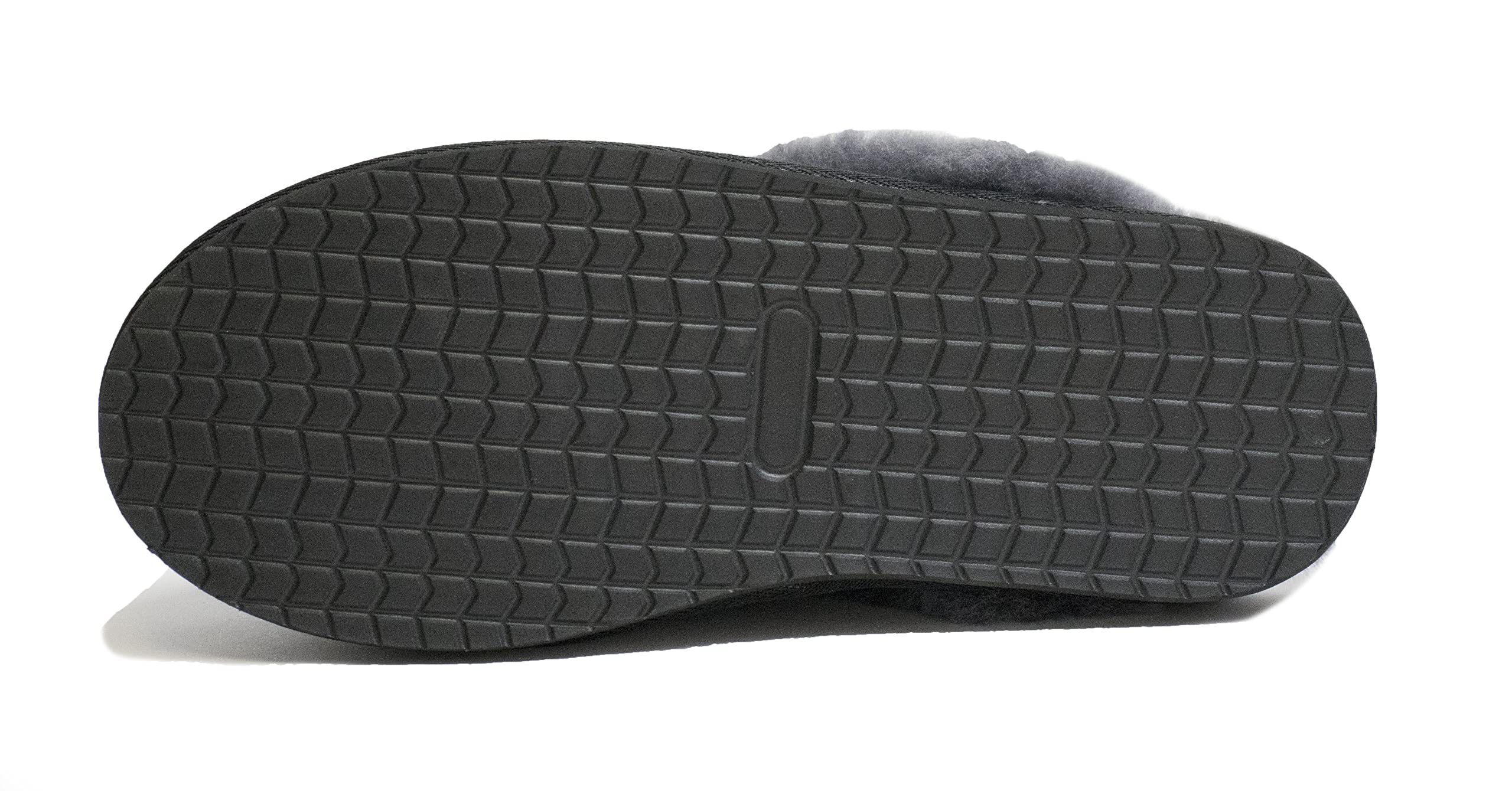 Reissner Lammfelle Pantuflas de piel de cordero Nadine con borde de piel para Mujeres, Navidad, Gris platino, Talla 36-42