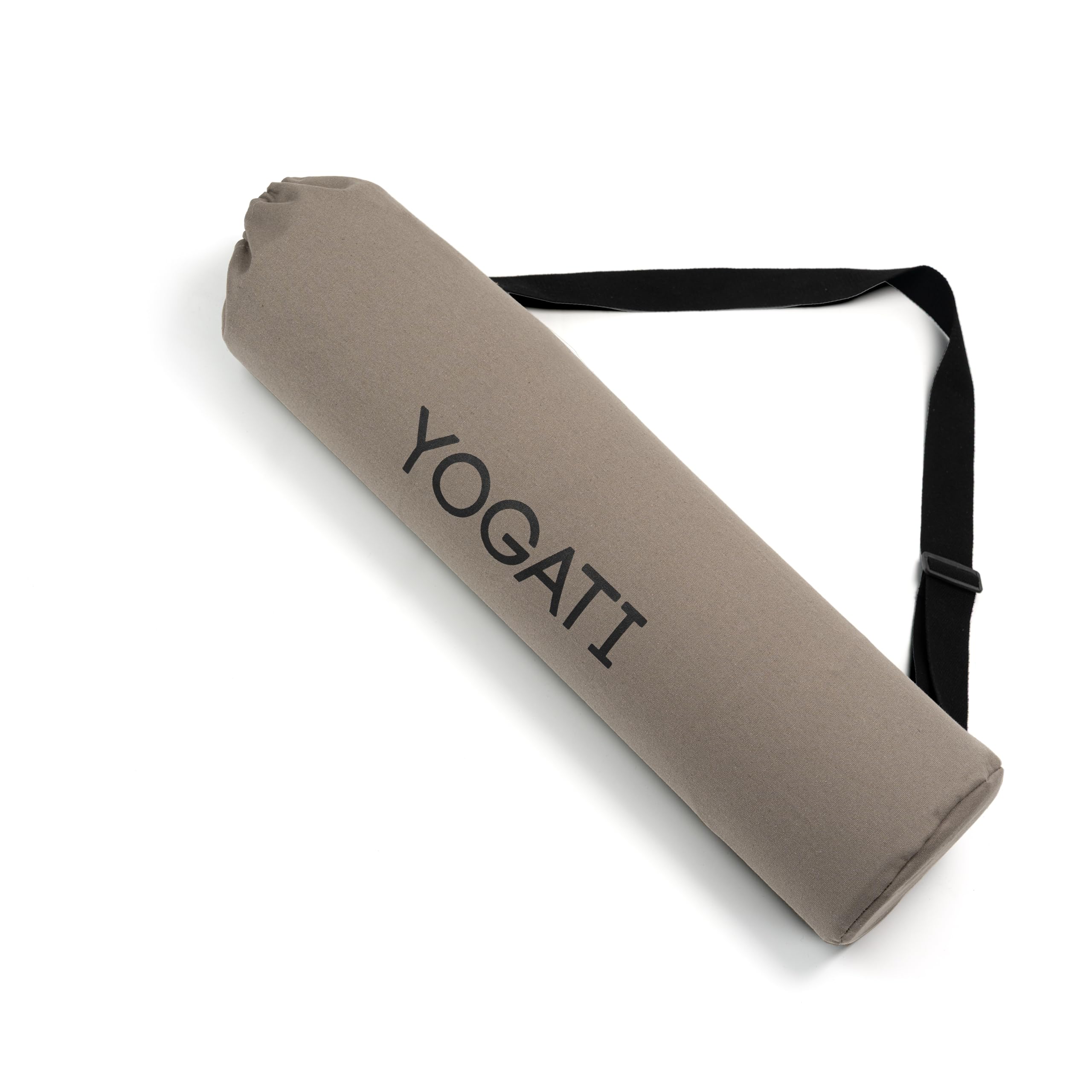 YOGATI® Torba na matę do jogi, duże torby na matę do jogi z syntetycznej bawełny, dla kobiet i mężczyzn, z regulowanym paskiem, idealne do pilatesu i maty do ćwiczeń, 19 x 80 cm, torba na matę do jogi