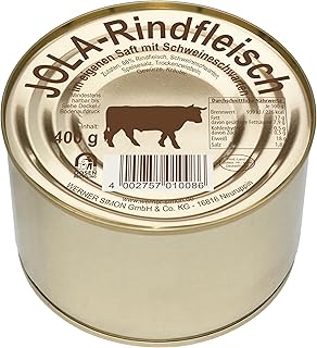 JOLA Beef in its own juice, beef with pork hatches, recyclable gold lacquer box product image