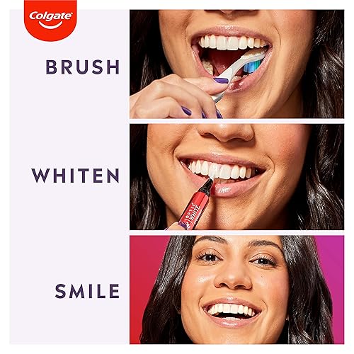Miniatura 7 de Colgate Lápiz de blanqueamiento dental blanco óptico apto para esmalte y vegano removedor de manchas de dientes para blanquear los dientes