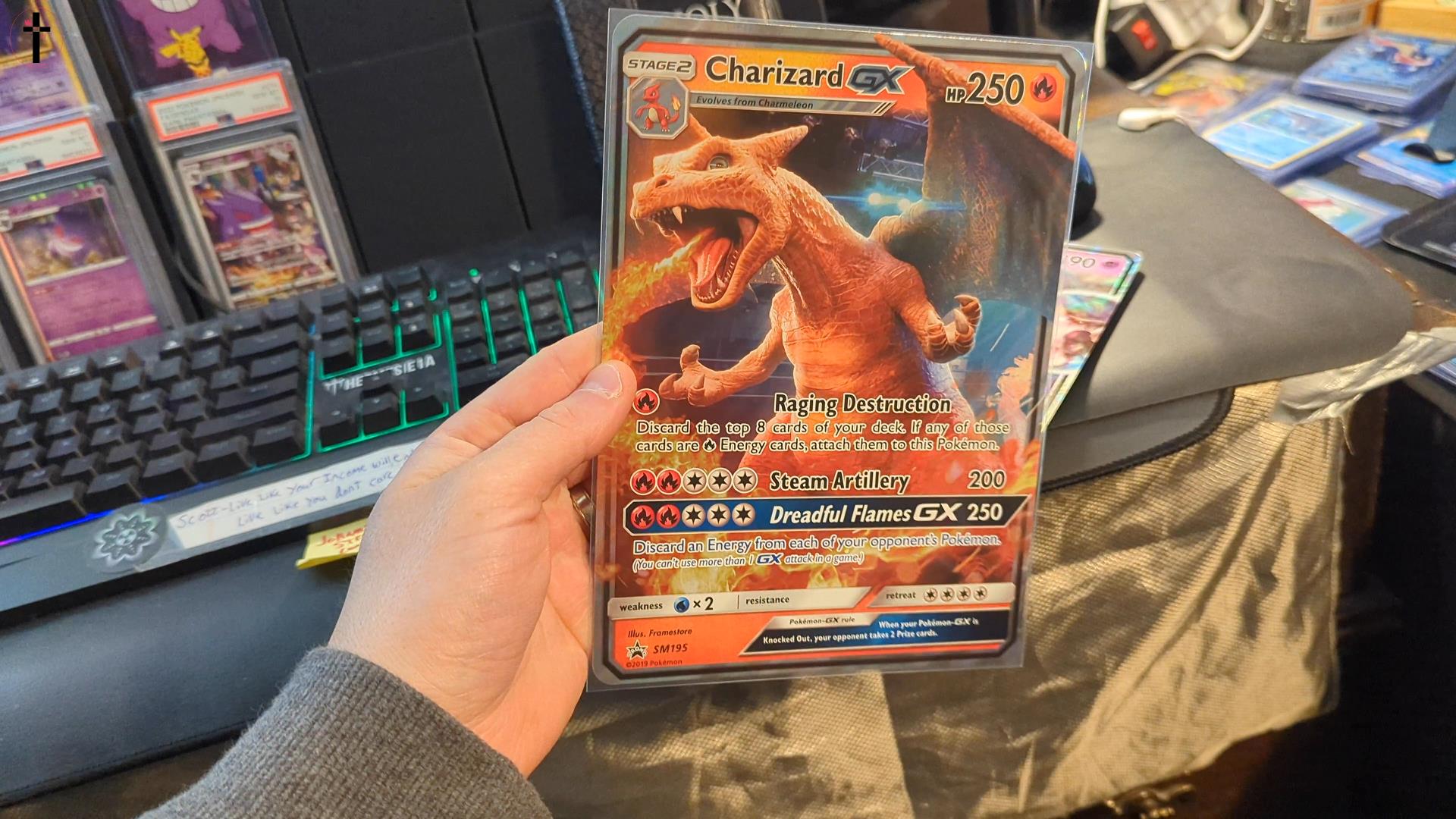 Watch 40 Pack Jumbo Pokemon Card Sleeves Fitted on Amazon Live