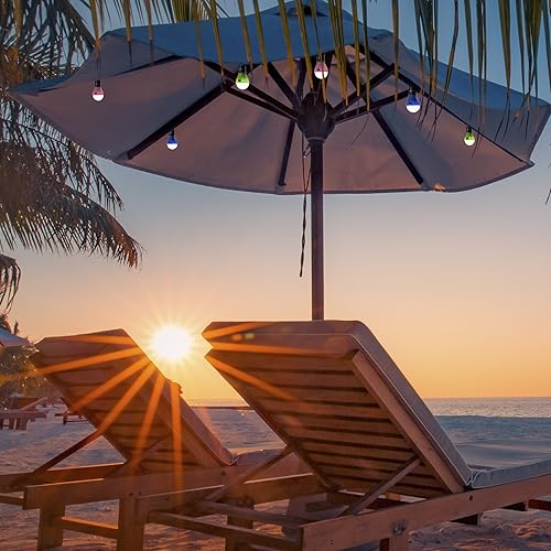 Miniatura 4 de Wakeman - Paquete de 2 bombillas LED portátiles para tienda de campaña, luces colgantes para interiores y exteriores con tres ajustes, para