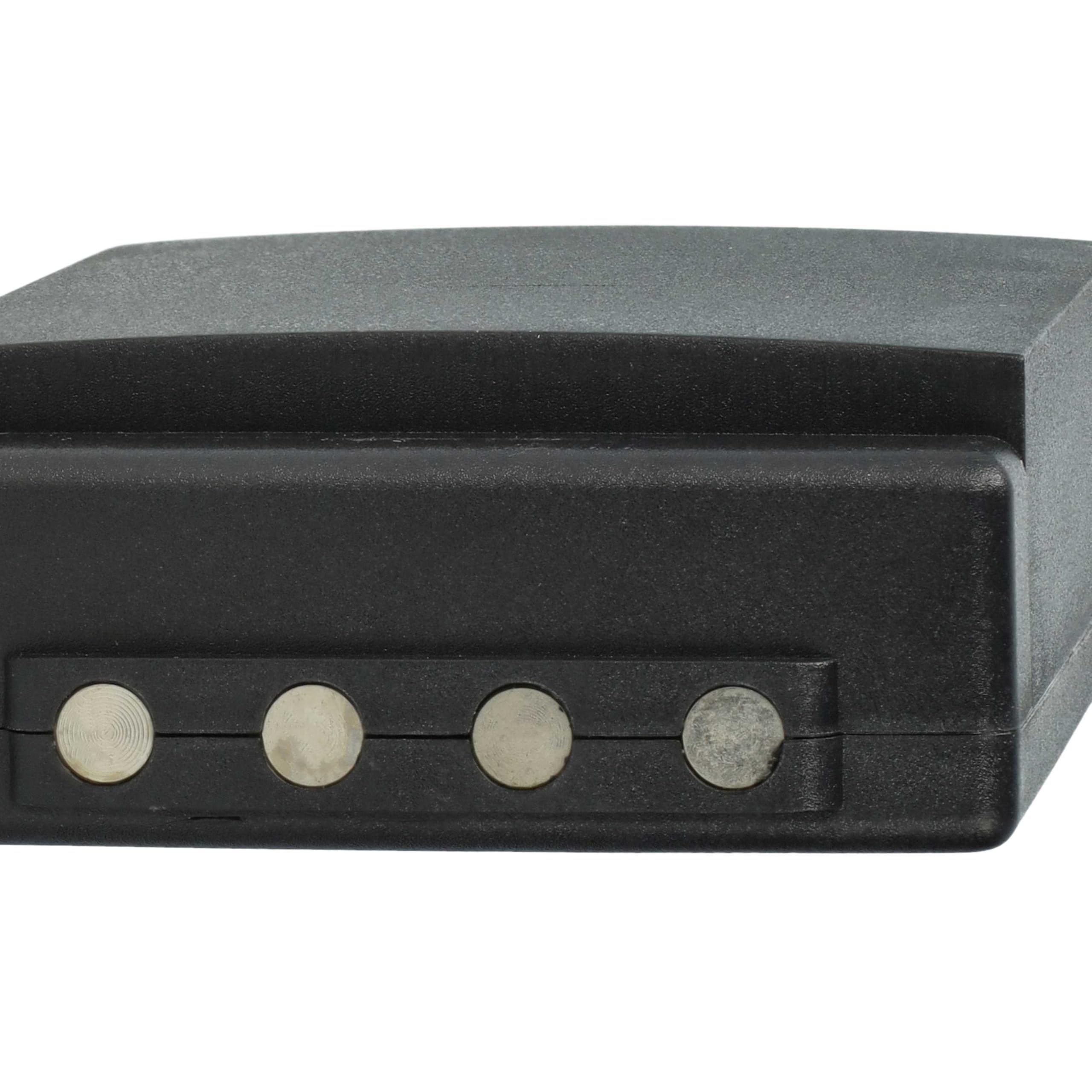 vhbw 5X bateria zastępuje HBC BA209000, BA209060, BA206030, BA209001 do pilota przemysłowego (2300 mAh, 6 V, NiMH) - czarny