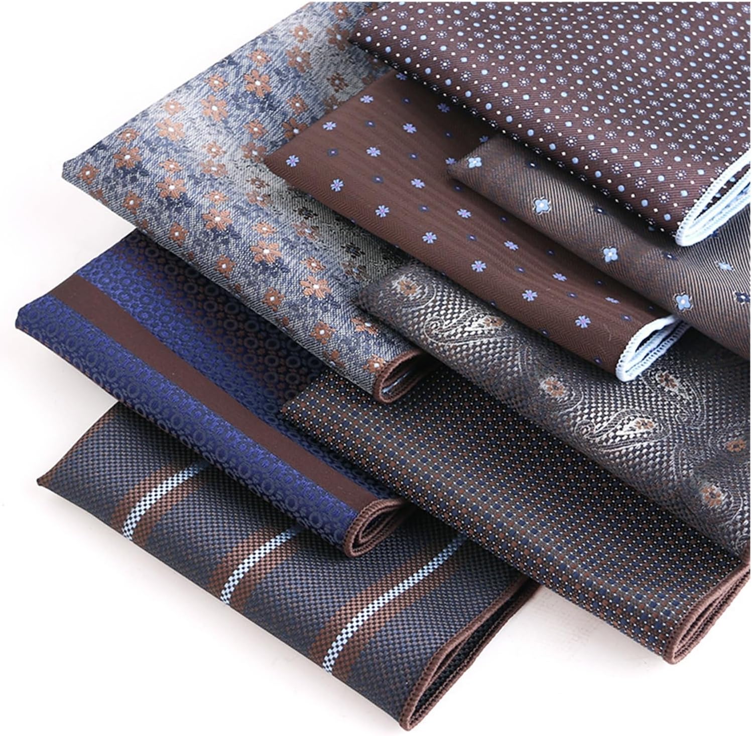 Small Pattern Men's Business Suit Pocket Scarf British Square Wedding Handkerchief Silk