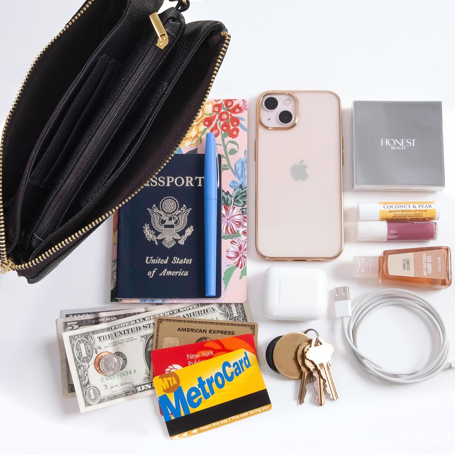 Humble Chic NY Vegan Leather Wristlet Purse for Women - Small Clutch Purse with Shoulder and Wrist Straps - Image 7