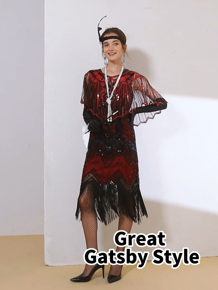 Amazon.com: Women's Flapper Dresses 1920s Beaded Fringed Great Gatsby Dress (Medium, Style4 Black&Silver) : Clothing, Shoes & Jewelry Amazon.com: Women's Flapper Dresses 1920s Beaded Fringed Great Gatsby Dress (Medium, Style4 Black&Silver) : Clothing, Shoes & Jewelry