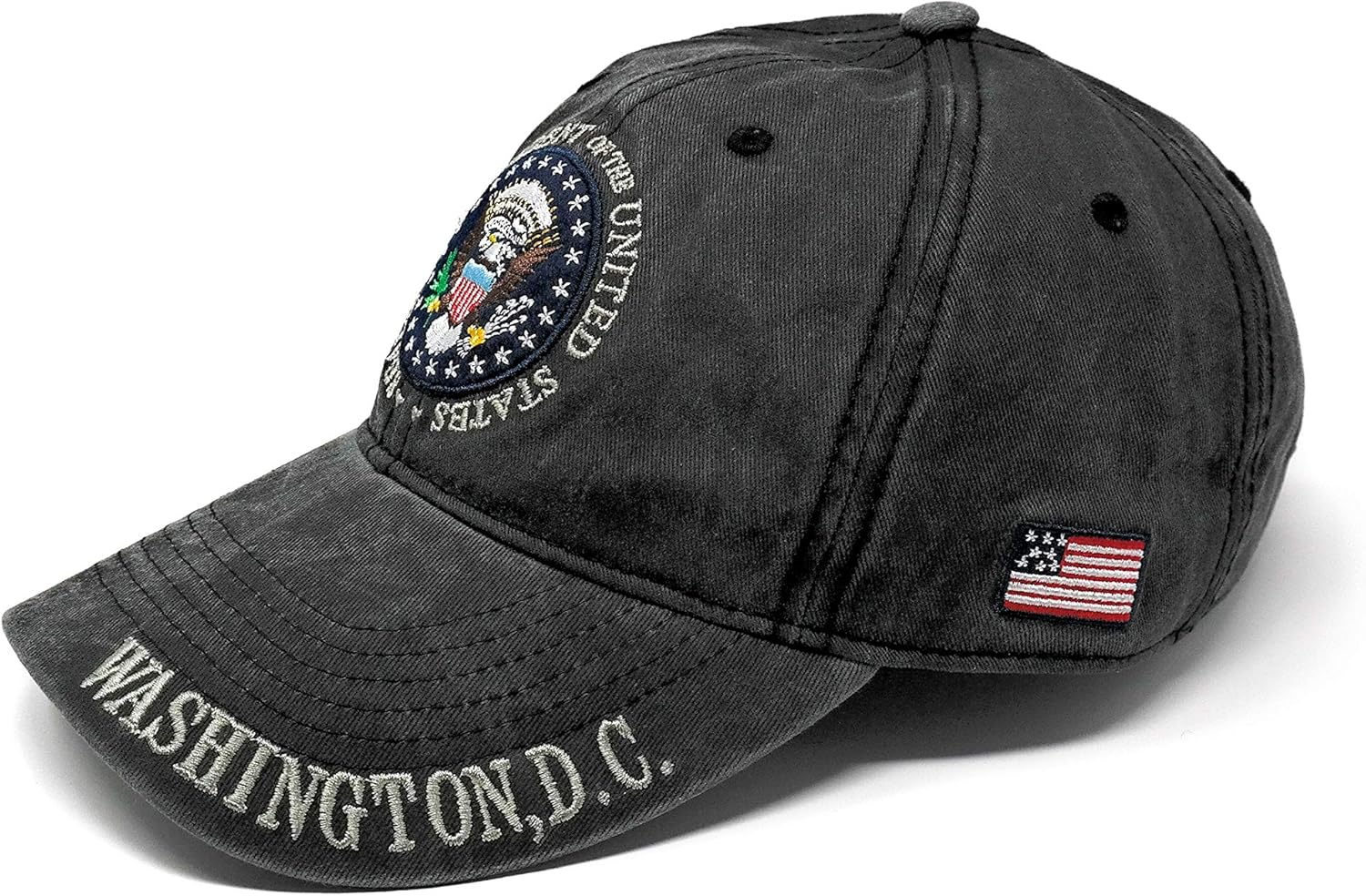 Presidential Seal Hat Washington DC Hat Baseball Cap (Black Denim)