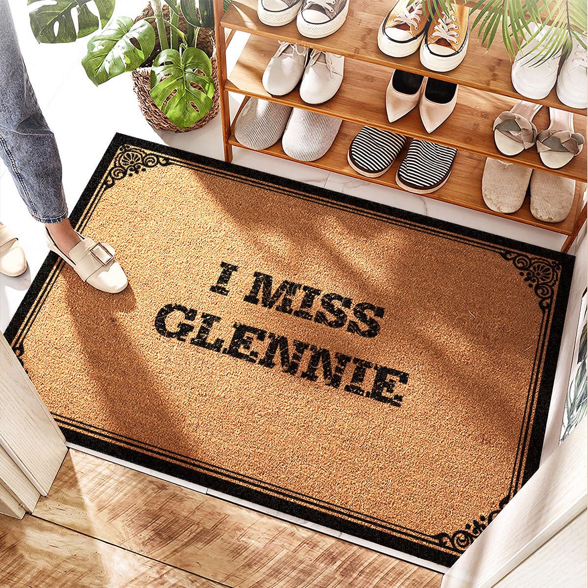 Paillasson extra large en polypropylène I Miss Glennie anti-saleté pour porte