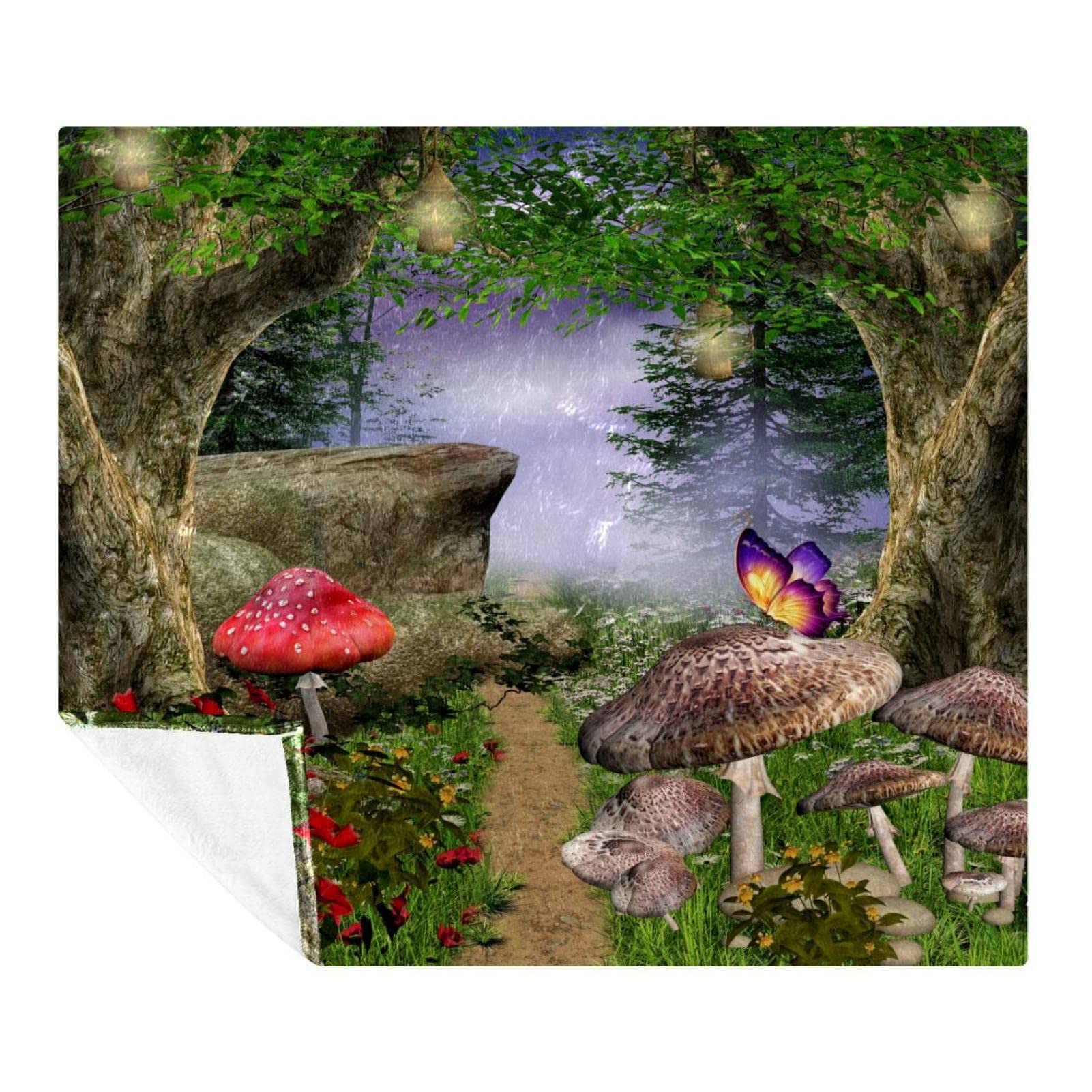 Couverture polaire de literie papillon haut de gamme pour chambre