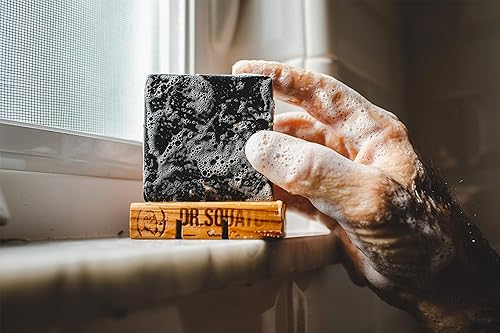 Miniatura 6 de Dr. Squatch Paquete de 2 jabones de alquitrán de pino - Barra para hombre con aroma a madera natural y exfoliante para la piel, hecho a mano con
