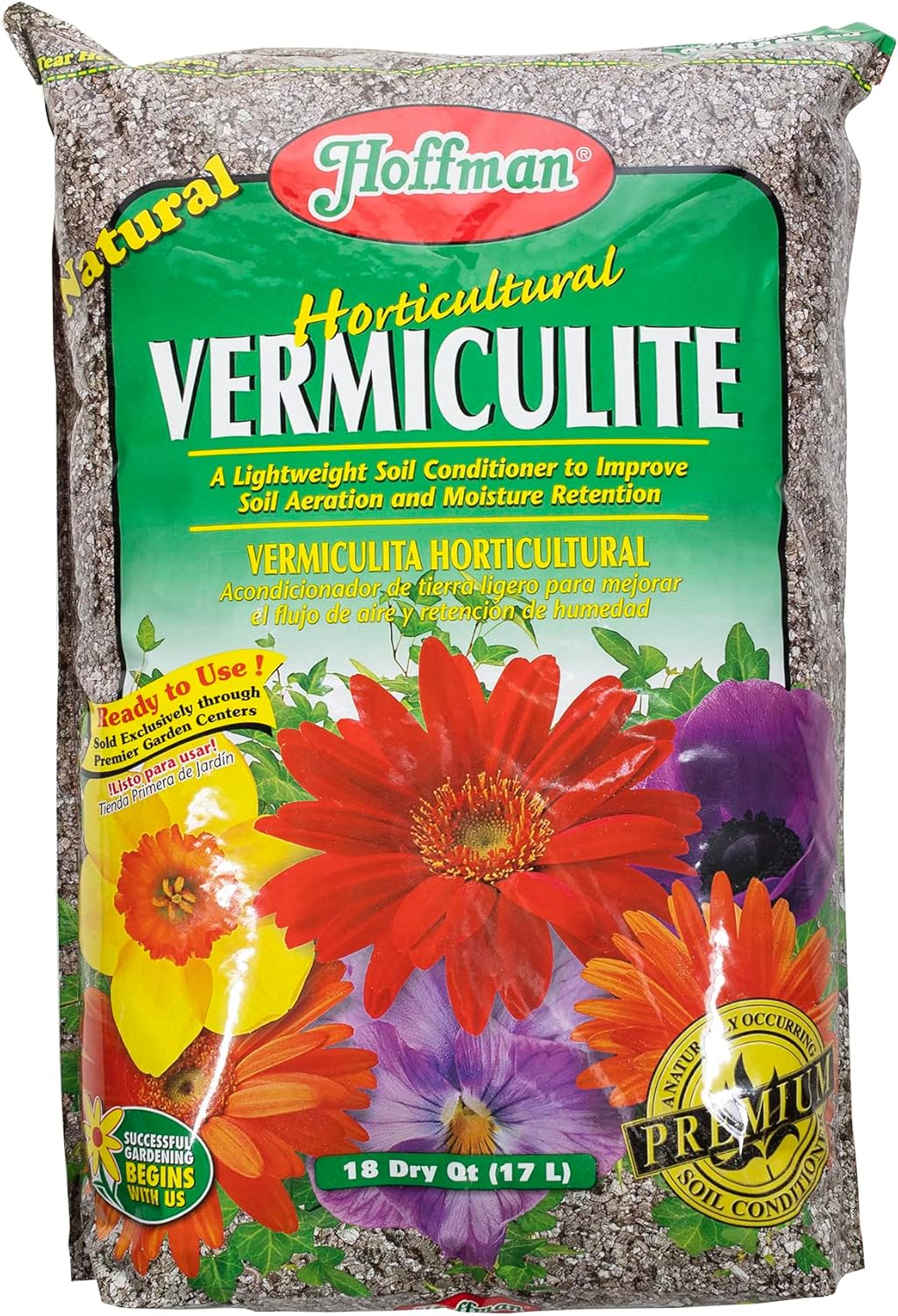 Hoffman 16004 Soils and Ammendments Horticultural Vermiculite, 18 Quarts