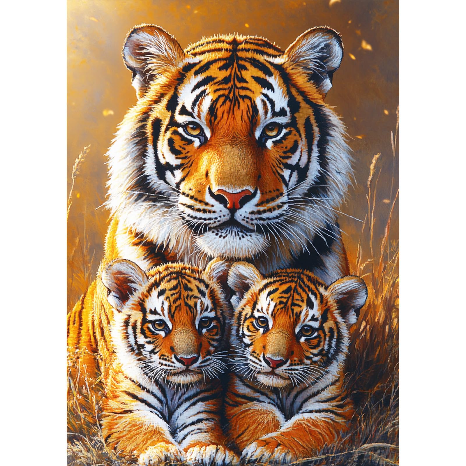 TOSTOG Diamond Painting Kits for Adults Tigers 5D DIY Diamond Art Kit Full Drill Diamond Crystal Rhinestone Arts and Crafts Picture for Home Wall Decor 30x40cm โ image 1