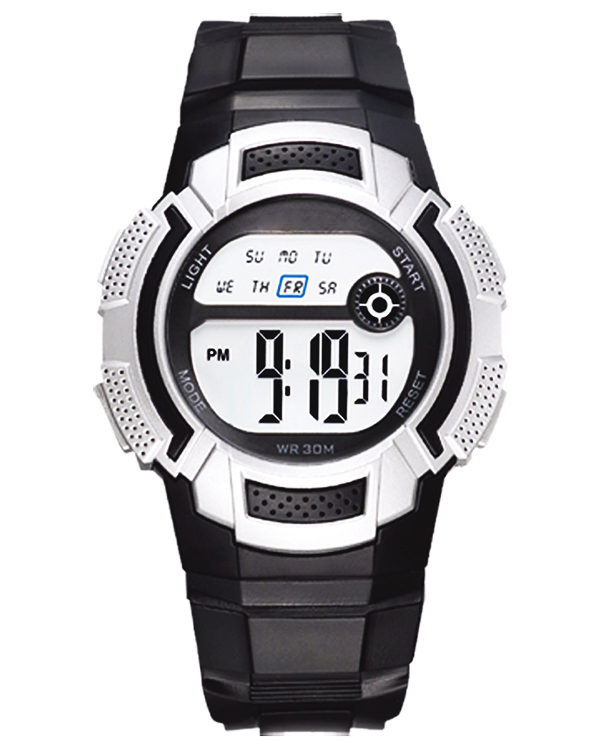 Time Up Digital Dual Color Tough Body Alarm Multi-Functions Sports Watch for Kids