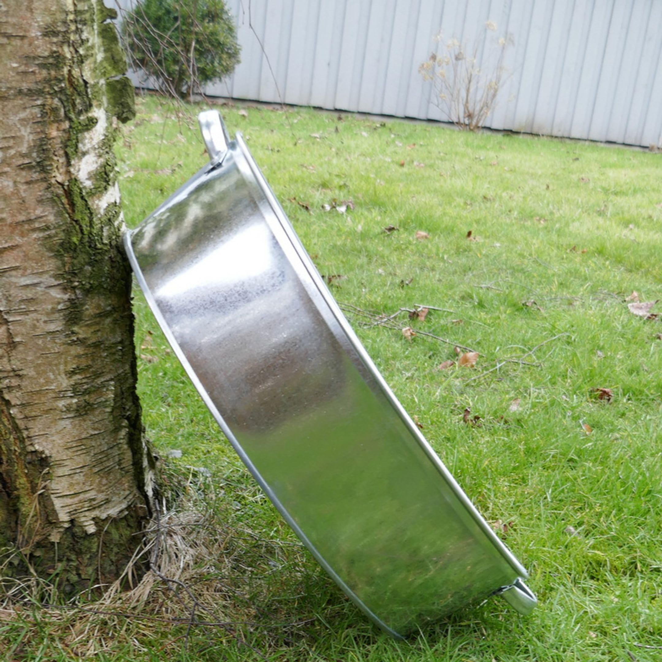 Storm's Gartenzaubereien Zinkwanne wasserdicht oval - 20 Liter für den Garten als Miniteich oder zum Bepflanzen