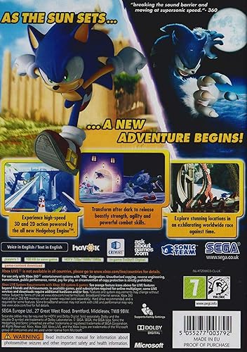 Miniatura 2 de Sonic Unleashed - Classics Edition (Xbox 360)