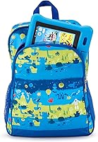 Vista 5 de Mochila exclusiva de Yaxa para niños, capas (compatible con tabletas Kids Fire de 7, 8 y 10 pulgadas y Kindle Kids Edition)