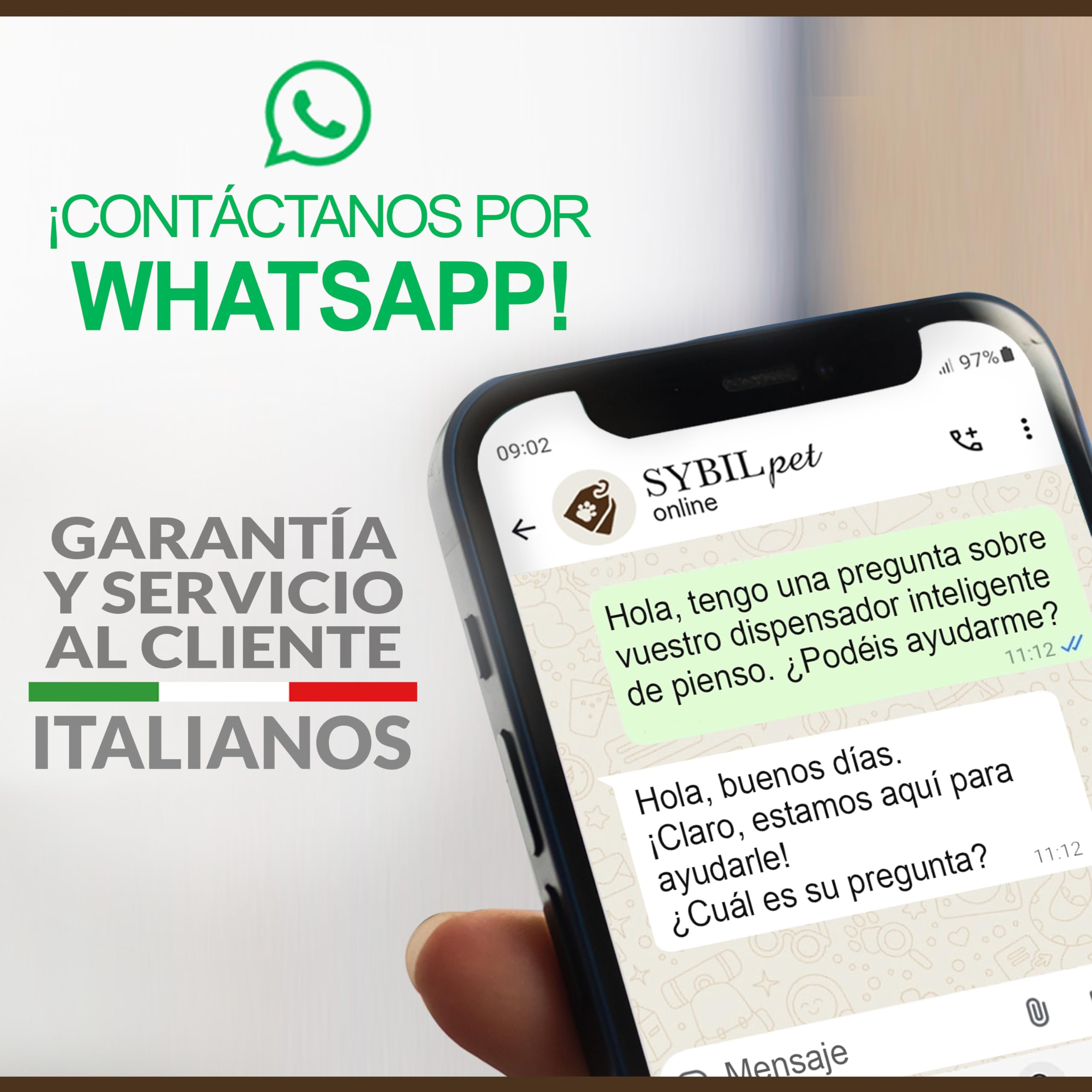 Comedero Automático Gatos y Perros 4L – Dispensador de Comida Programable con App, Sistema Antibloqueo y Motor Silencioso, Alimentador Automático Mascotas