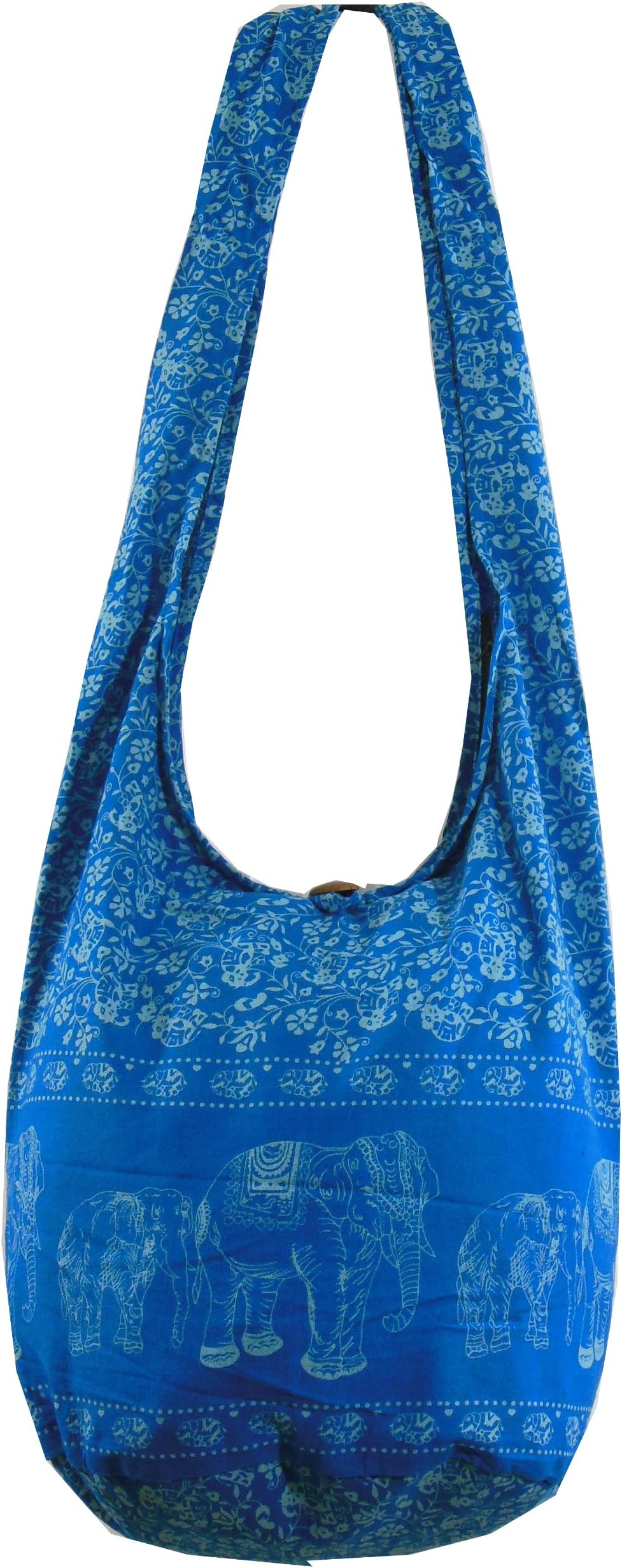 Hippie Hobo Boho Vintage Elephant Sling Cotton Yam Buddha Crossbody Shoulder Messenger Bag Purse Tote