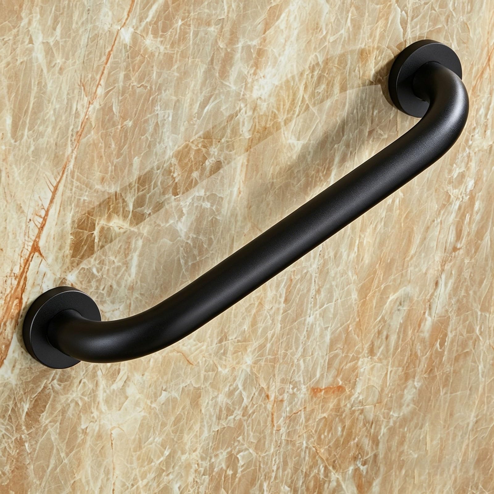 FKXSXAZ Bathroom Hand Rails, Shower Auxiliary Support Handle Grips for Handicap Elderly Injury, 80cm 1.2m 1m Stainless Steel Indoor Stairs and Outdoor Steps Grab Bars(50cm/20in)