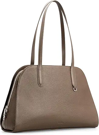 Befen Genuine Leather Tote Bag for Women - Multi-Pocket Designer Shoulder Purse and Handbag
