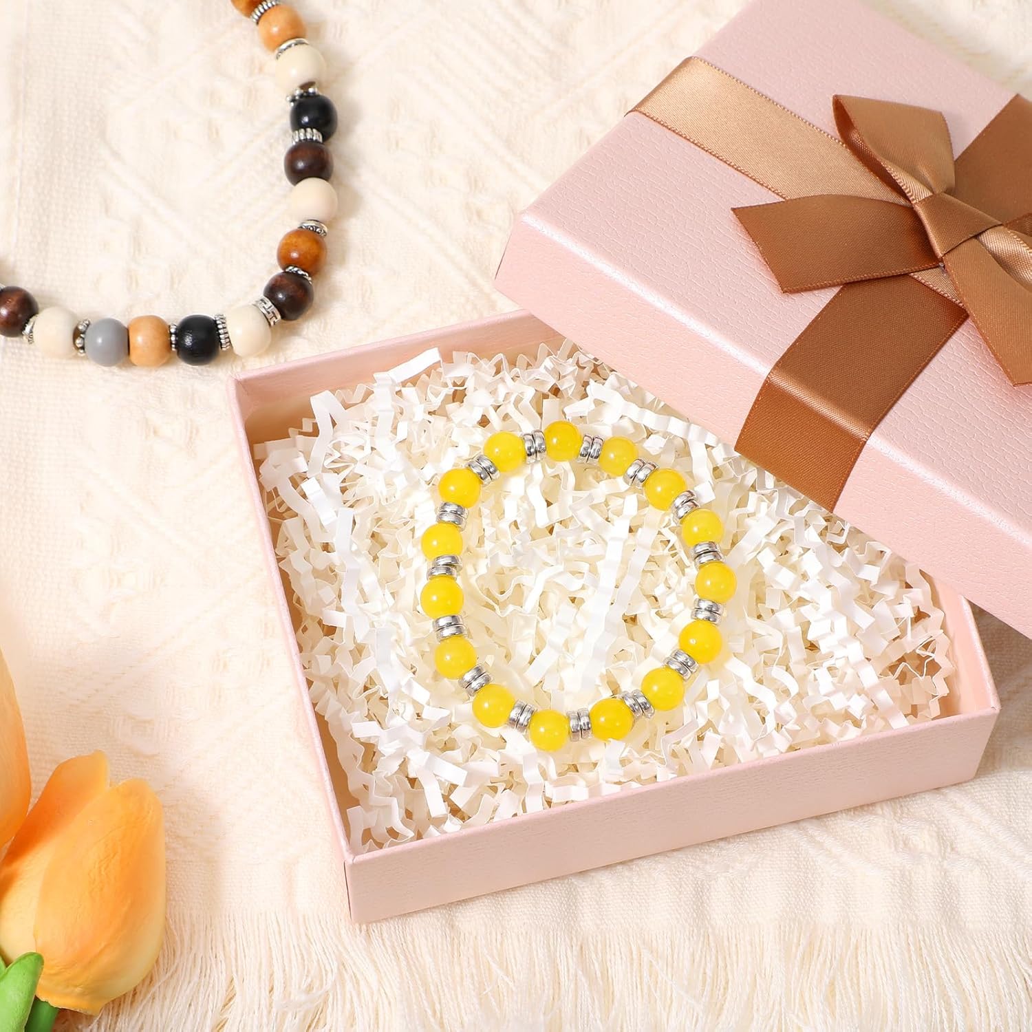 450PCS Silver Spacer Beads for Jewelry Making, Metal Flat Flower Spacer Beads for Bracelets, Necklace, Earring Findings & Supplies - Image 6