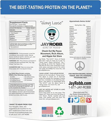Miniatura 2 de Jay Robb - Proteína aislada de suero en polvo baja en carbohidratos ceto vegetariano sin gluten sin lactosa sin azúcar añadido sin grasa sin soja