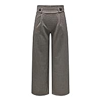 JDY Jdygeggo Mia Long Check Pant Jrs Noos, Pantaloni Donna