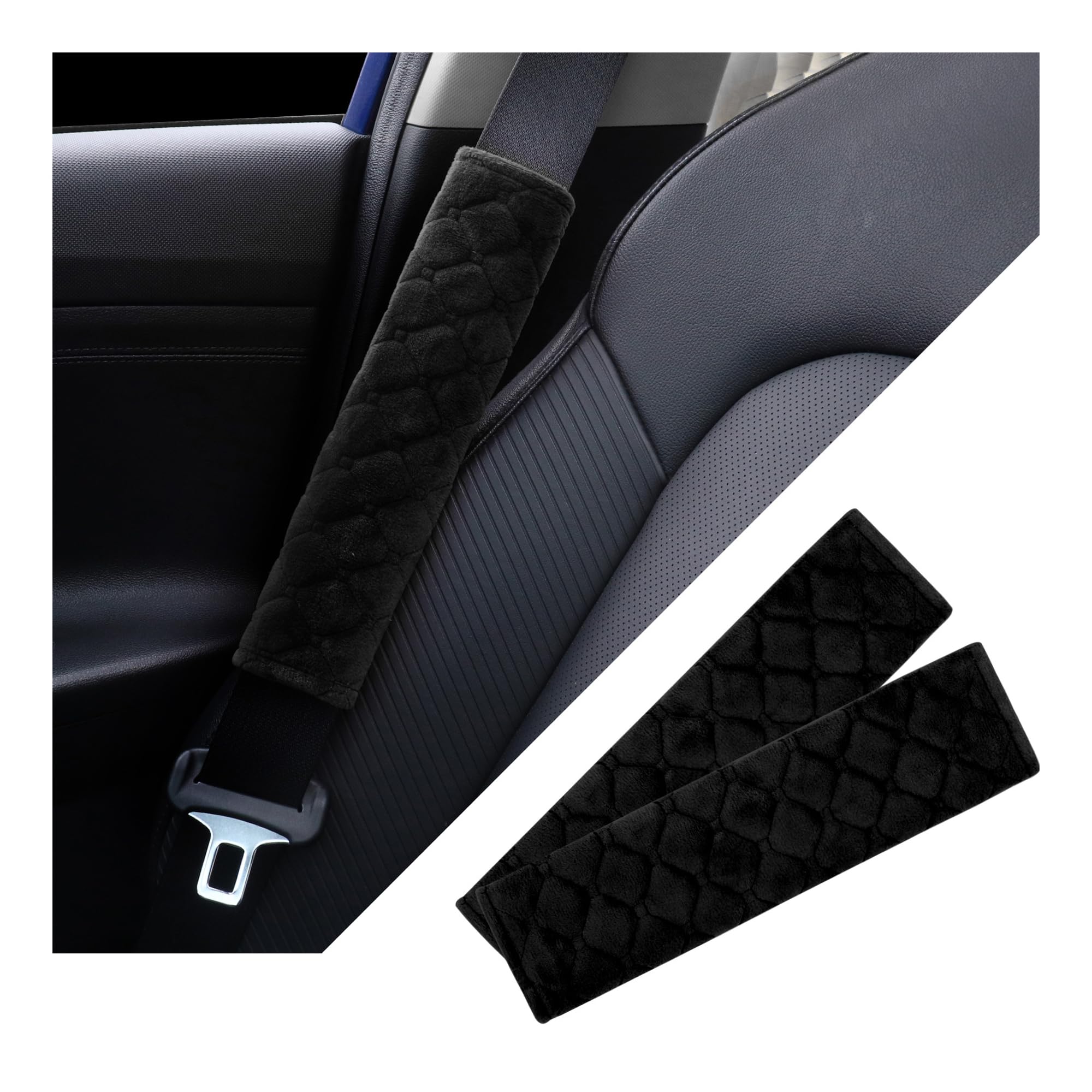 2 Copricinture Di Sicurezza Morbide | Imbottitura Per Cinture Auto Per Adulti E Bambini - Foto 13