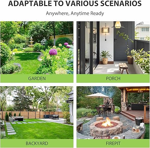 Miniatura 7 de Folding Adirondack Chair,Ergonomic Patio Wood Chairs with Wide Armrest,350LBS Weather Resistance Lawn Chair for Poolside,Outdoor Garden Lounge