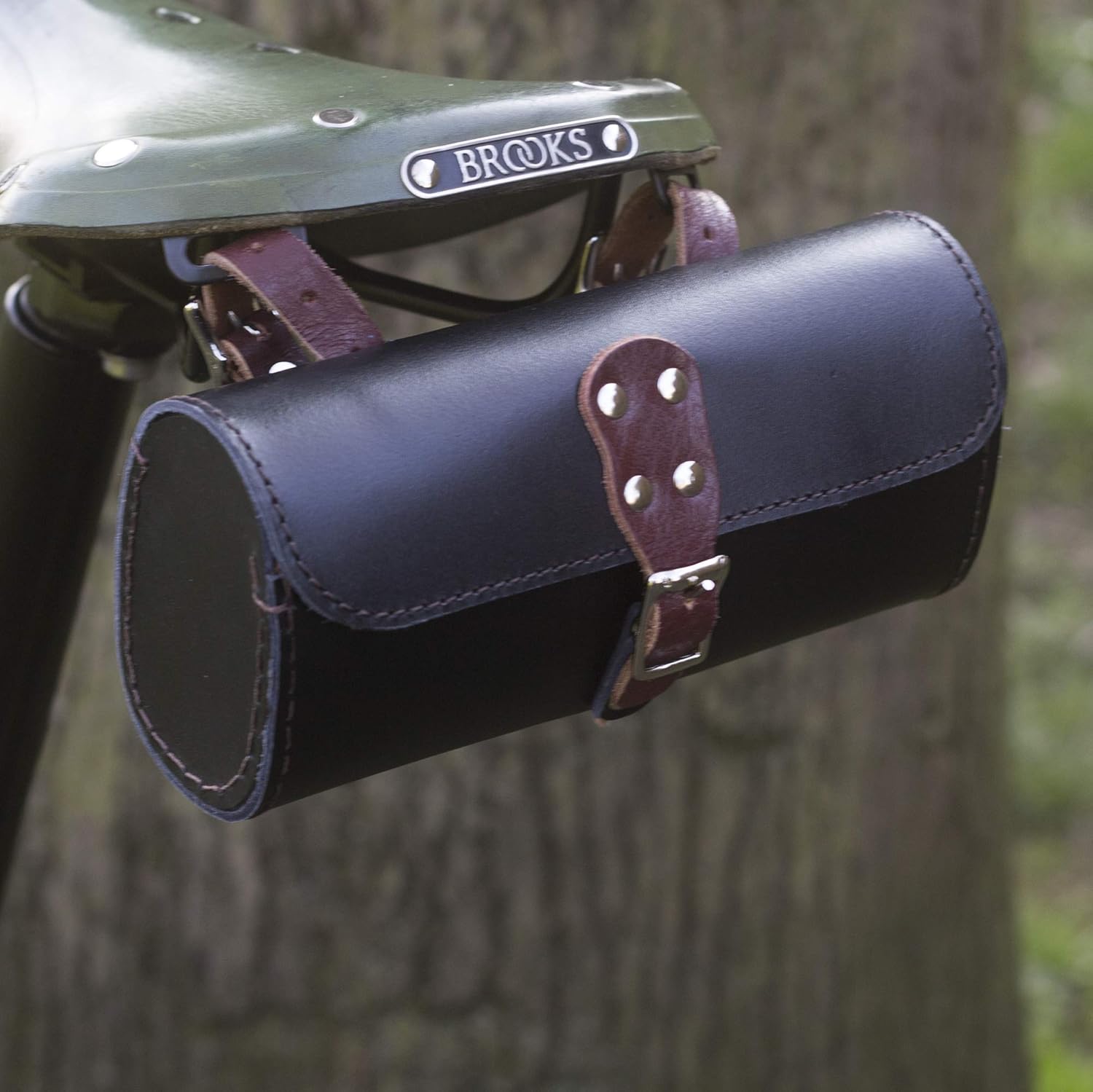 London Craftwork Leather Tool Bag Bike Saddle Bag Handcrafted Bike Bag