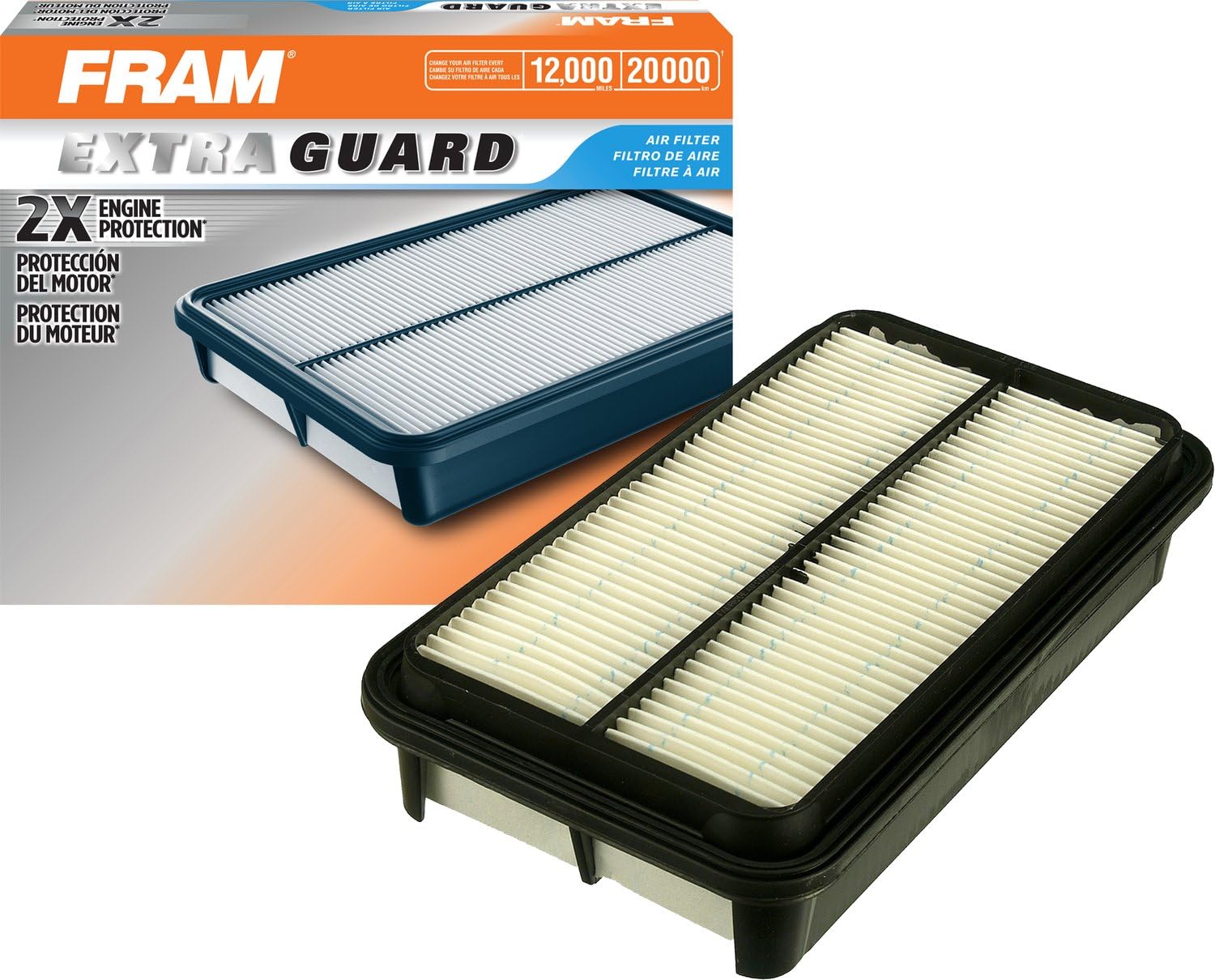 FRAM Extra Guard Engine Air Filter Replacement, Easy Install w/Advanced Engine Protection and Optimal Performance, CA7094 for Select Saturn Vehicles