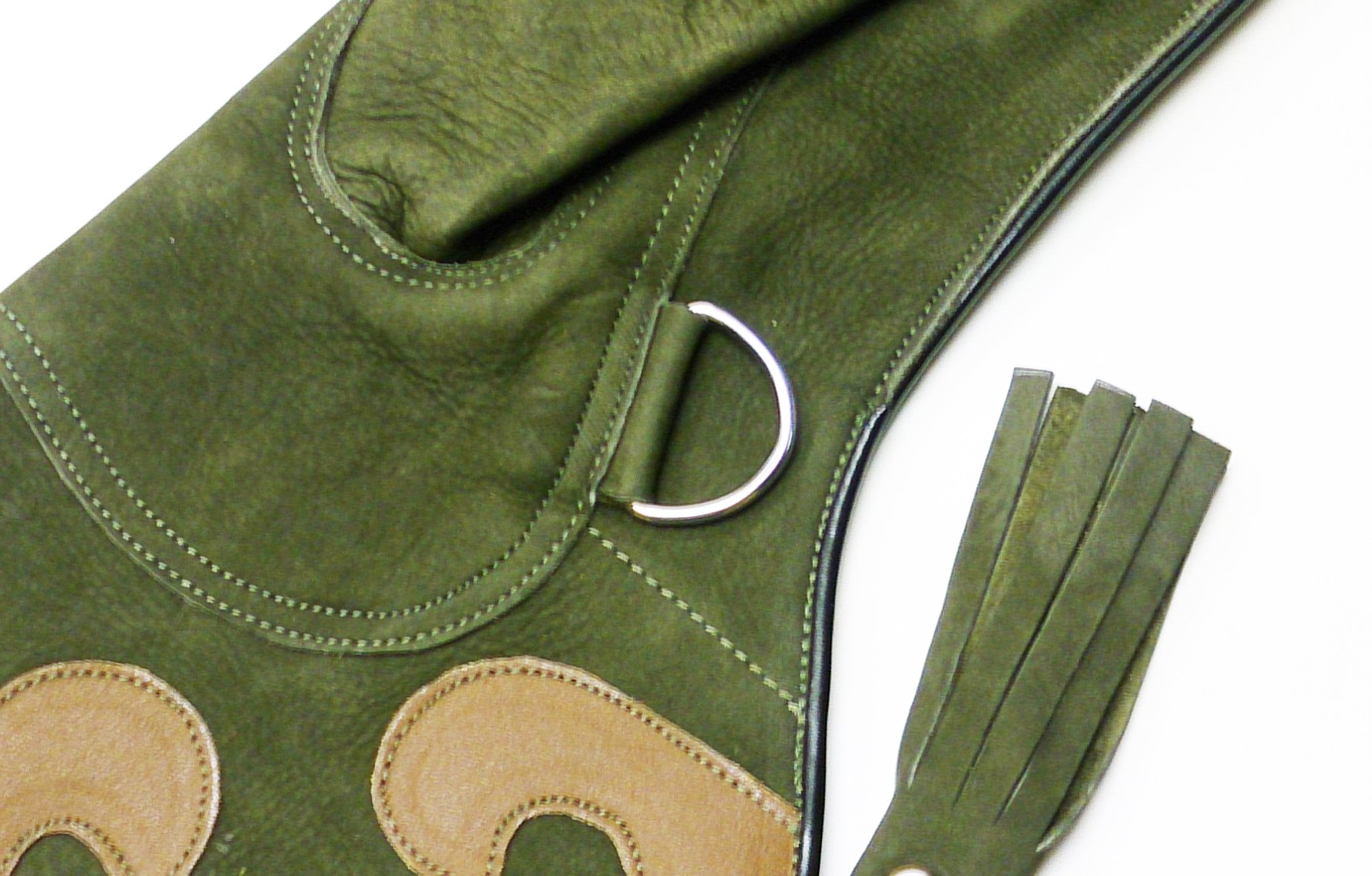 Gants De Fauconnerie 2 Couches En Daim Souple - Gant Faucon Avec Anneau D Pour Oiseaux De Proie