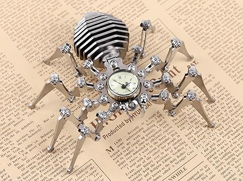 Miniatura 3 de MENZOM Kit de modelo de araña 3D, rompecabezas mecánico de araña 3D, rompecabezas de metal 3D, modelo desmontable de acero inoxidable montado a mano