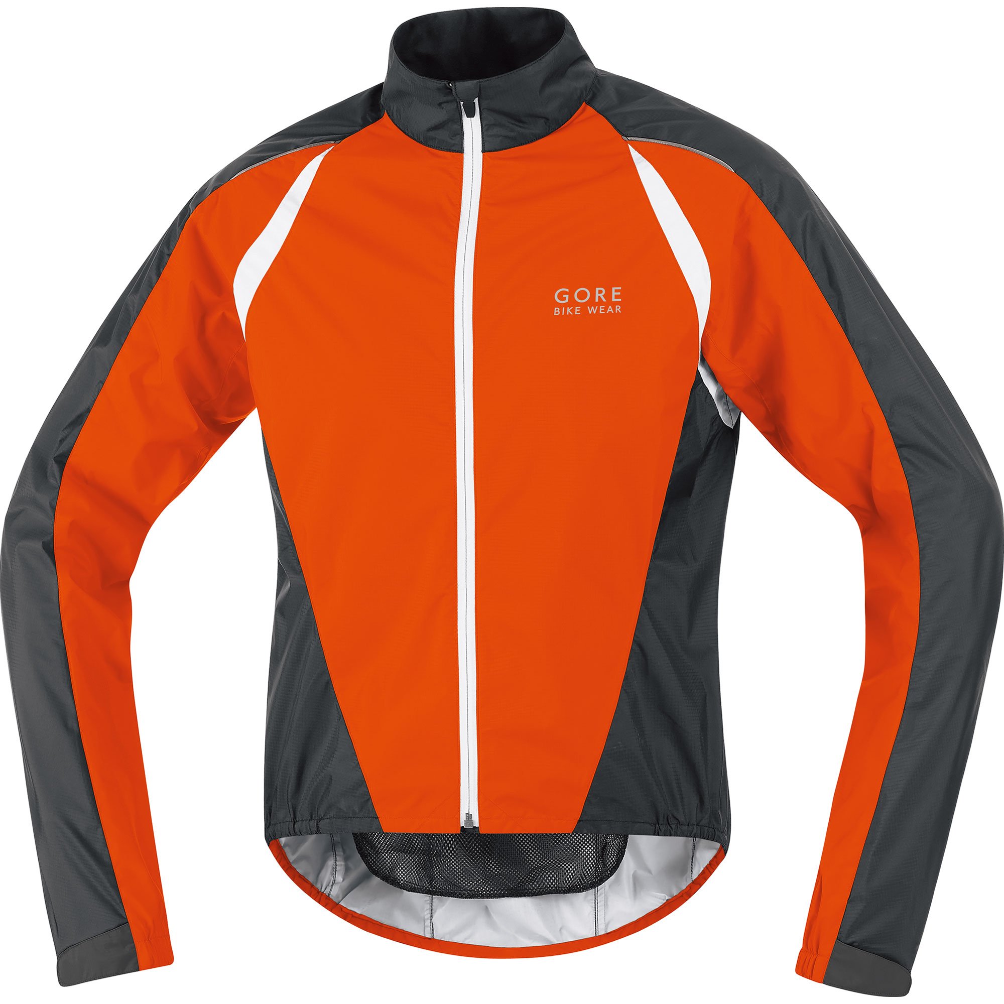 Gore Bike Wear Men's Contest 2.0 Active Shell Jacket, Vibrant Orange/White, XX-Large