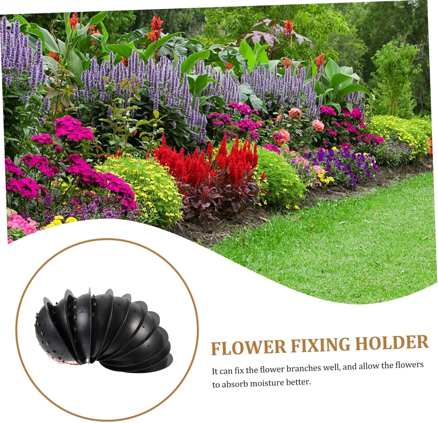 DOITOOL Flower Frog Holders for Arrangements 10pcs Floral Base Holders for Ikebana Flower Vases