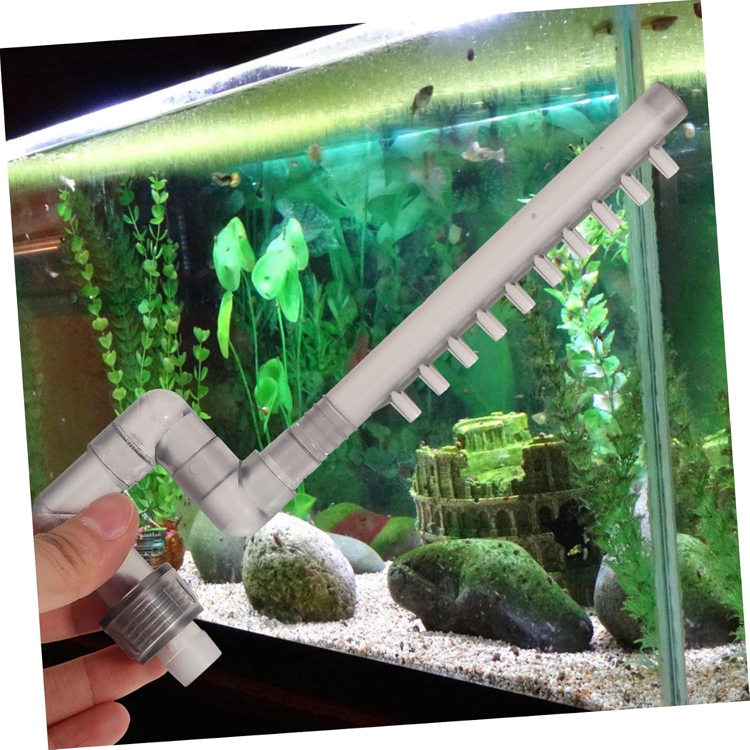 1Set Fish Tank Water Flow Tube Aquarium External Accessory for Smooth Water Flow and Easy Installation