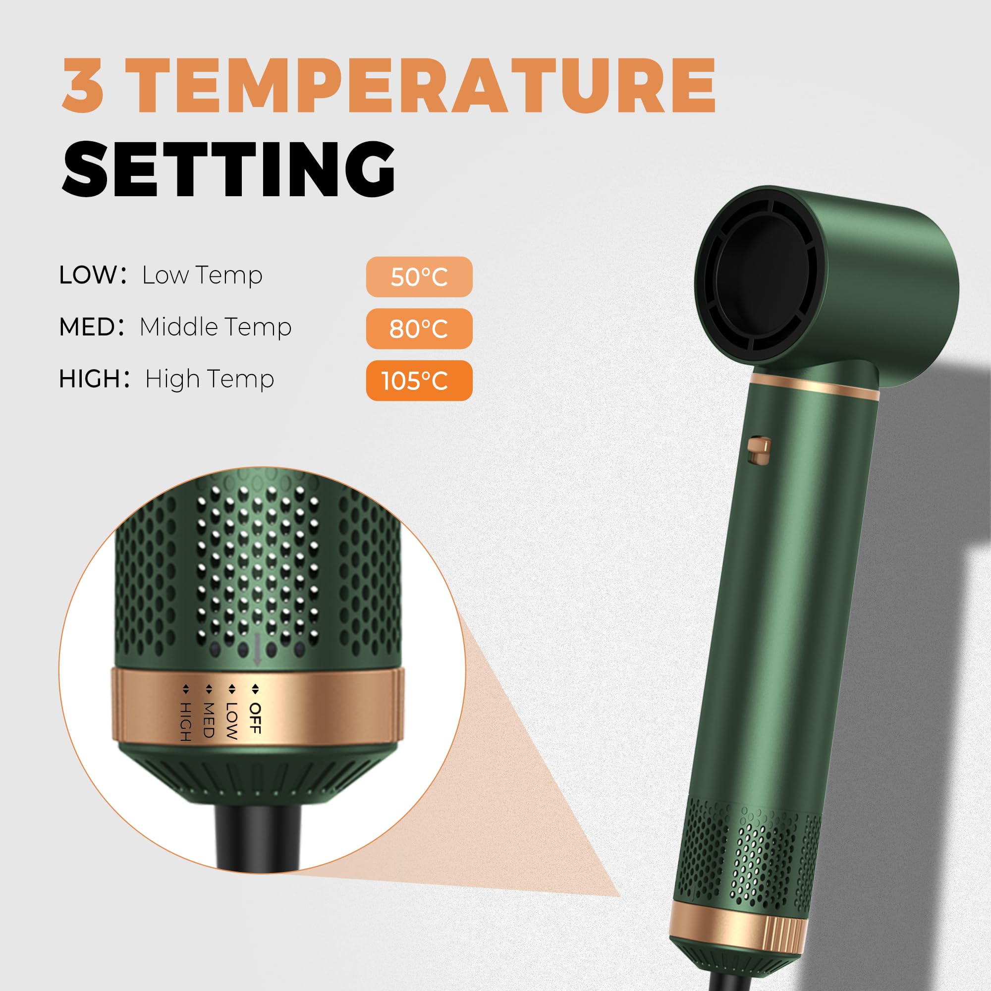 OKWRAP Haarstyler Hair Styler Set Hairstyler 5 in 1 1000W, Multistyler Haare Föhn mit Automatischer Lockenstab Hair Dryer Brush Rundbürste Föhn Haarglätter für Glätten, Trocknen, Volumen, Locken