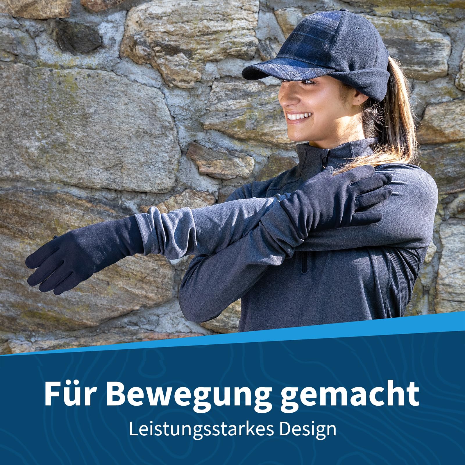 TrailHeads Damen Laufhandschuhe | Touchscreen Handschuhe | Power Winter Running Zubehör