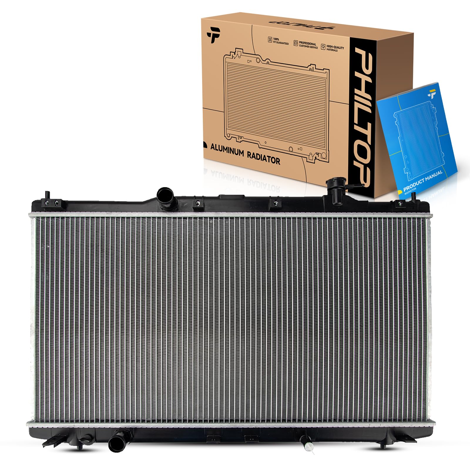 PHILTOP Radiator Compatible with 2013 2016 Accord, 2014-2015 Accord 2.4L, 2014-2015 Accord 3.5L, 2015-2020 TLX 2.4L CU13363