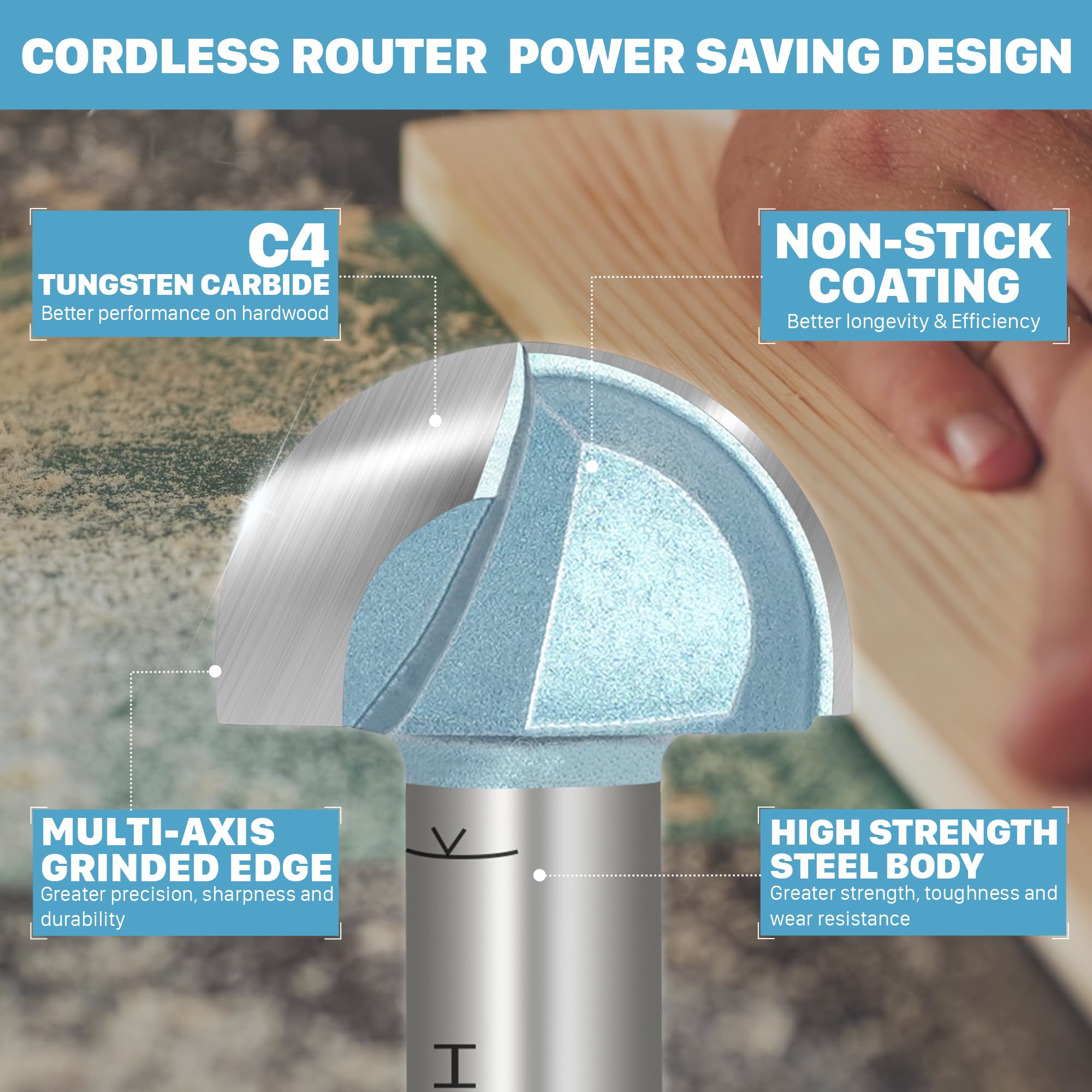 Snapklik.com : Core Box Router Bit, 1/2