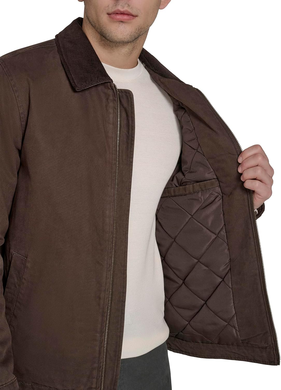 Levi's Men's Cotton Depot Jacket With Corduroy Collar - Image 6