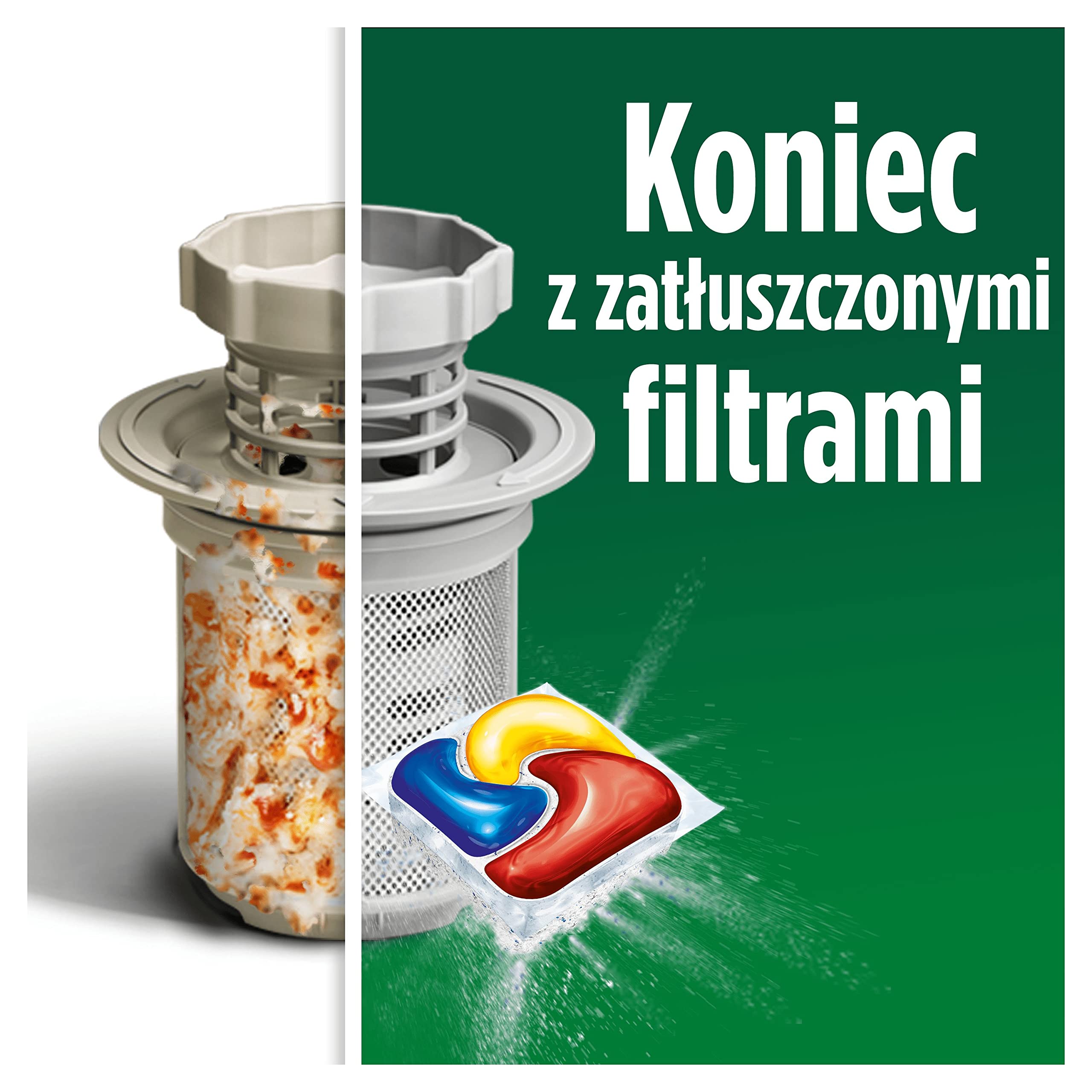 Fairy Platinum Plus Cytryna Tabletki do zmywarki All in One, 40 szt. | Najlepsze czyszczenie, aby naczynia były lśniąco czyste, nadają połysk i zapobiegają powstawaniu kamienia
