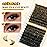 QUEWEL Lash Clusters Kit, 320Pcs 60D+80D Lash Cluster Eyelash Extensions Mix 12-18mm 3D Eyelash Clusters with Lash Bond and Seal and Lash Tweezers Easily Create 3D Lashes Clusters at Home(60+80D Kit)